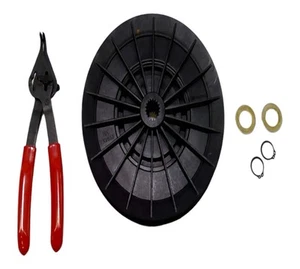 HAIER KIT TRANSMISSION PULLEY WH38X10020 NEW OEM WH38X10020 - Picture 1 of 2