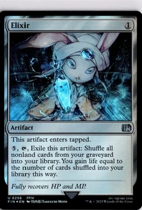 MTG FINAL FANTASY FOIL Elixir U 256 NM Pack Fresh ActualScan of Card - Picture 1 of 1