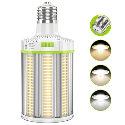 LED Corn Light Bulbs 90W/120W/150W Adjustable E39/E40 Mogul Base, 4500K-5700K - Image 1 of 4