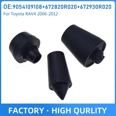 3 peças almofada de ilhó amortecedor de borracha para Toyota RAV4 2006-2012 - Imagem 1 de 4