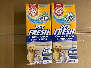3 Pack PET FRESH Arm & Hammer Carpet Odor Eliminator Oxi Clean Dog Cat FREE SHIP - Picture 1 of 1