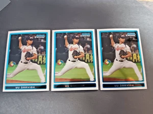 2009 Bowman Chrome Yu Darvish ROOKIE 3 Card Lot BCW1 Japan - Picture 1 of 2