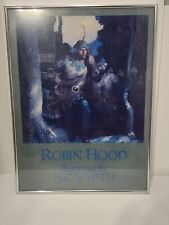 Vintage 1987 Robin Hood Illustrated By N.C. Wyeth Poster Extremely Rare Print 