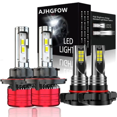 Para GMC Yukon Denali 2007-2012 2013 4x 6000K Faro LED + Bombillas antiniebla Foto 1 de 4