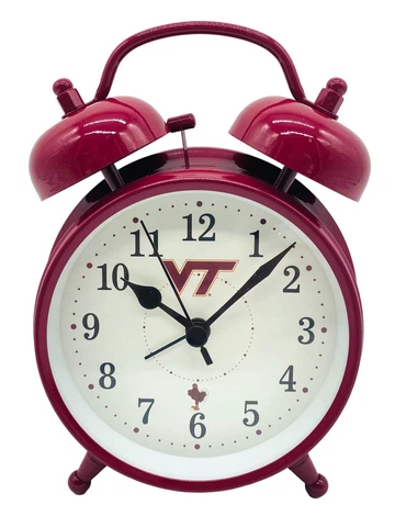 Virginia Tech Hokies Vintage Alarm Clock by Eagles Wings-NIB Cover