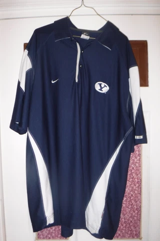 BYU Cougars Polo Shirt by Knights | Polyester Button Casual | Mens  2XL Cover