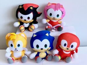 Sonic the Hedgehog Plush Tails Knuckles Shadow Amy 6" Stuffed SEGA Licensed Toy