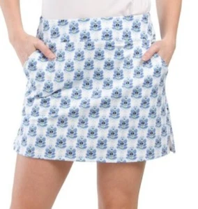 Pantaloncini dritti nuovi con etichette Sigrid Olsen Pervinca Mariposa Golf Tennis Maglia S & L - Foto 1 di 3