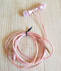 Super Bass Metal Headphones Pink In-Ear Headset Earphones Magnetic Piston