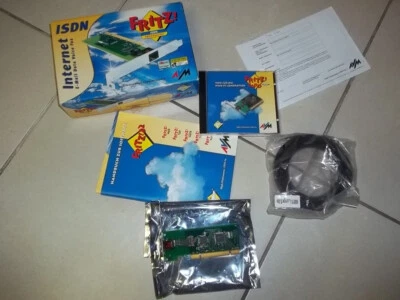AVM Fritzcard PCI ISDN Fritz! Card Karte V2.0 interne Fax Computer Modem Interne - Bild 1 von 4