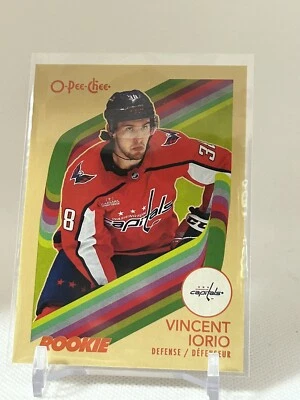 2023-24 O-PEE-CHEE RETRO BLANK BACK  MARQUEE ROOKIE VINCENT IORIO - Image 1 of 2