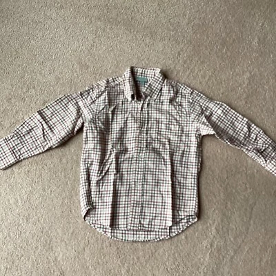 PAPO D’ ANJO BOYS 5 BUTTON FRONT LONG SLEEVED SHIRT, SMALL CHECKED PATTERN,NICE - Image 1 of 3