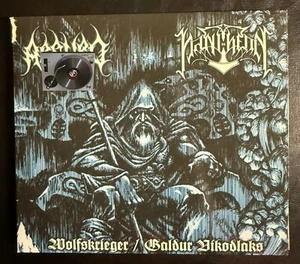 The Absurdo / Pantheon - Wolfskrieger / Galdur Vikodlaks split cd "Reissue 2006" - Picture 1 of 3