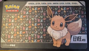 Eevee # 133 Ultra Pro Pokemon X Large XL Play Mat Mouse Pad 2017  24x 13.5 READ - Picture 1 of 2