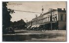 RPPC Main Street Stores PERRY NY Wyoming County New York Real Photo Postcard 2