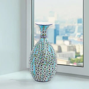 Handmade Ceramic Bottle, Spring Blossom Decorative Bottle, Vase for Home Decor - Picture 1 of 8