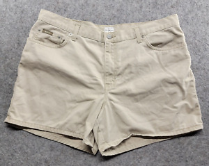 Calvin Klein Jeans Womens Brown Khaki Shorts Size 15/16 100% Cotton