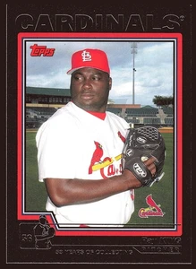 Ray King St. Louis Cardinals 2004 Topps negro #477 SN/53 - Imagen 1 de 2