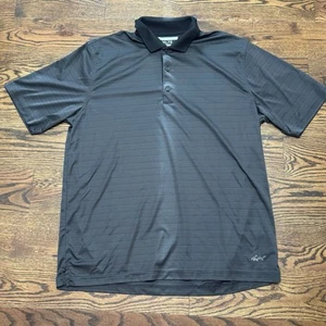 Greg Norman ML75 Play Dry Men's XL Short Sleeve Dark Grey Polo Golf Shirt - Picture 1 of 8