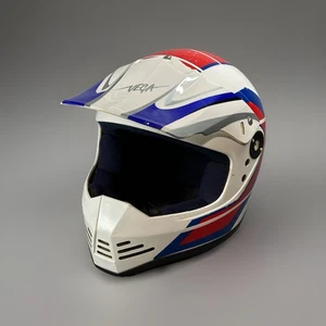 HELMET Vintage LAZER (1980’s) Malcom Smith Motocross Mx Bmx - USA - Helmet -READ - Picture 1 of 10