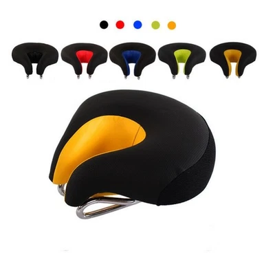 Nuevo Sillín de Bicicleta Sin Nariz Bicicleta Ciclismo Asiento de Bicicleta Sillín Cubierta Cojín Suave Foto 1 de 4