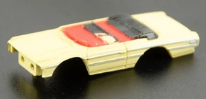 Vintage Aurora T-Jet 1960s Ford Galaxie Convertible Body Only HO Slot Car Yellow - Picture 1 of 5