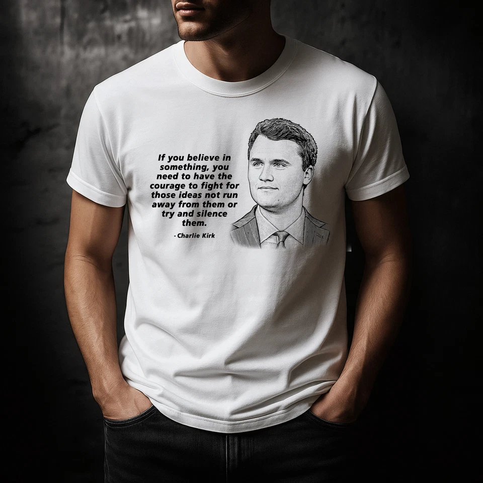 Camiseta Justice for Kirk | Camiseta conservadora Charlie Kirk TPUSA | Foto 1 de 1