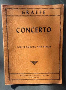 Trombone Solo Graffe Concerto Sheet Music for Trombone and Piano - Picture 1 of 4