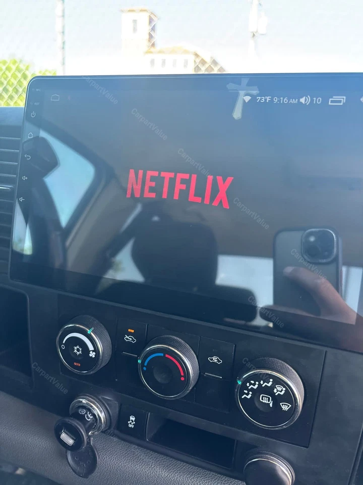 For Chevrolet Silverado 1500 2008-2013 Android 13 Carplay Radio GPS WIFI FM 32G - Image 1 of 4