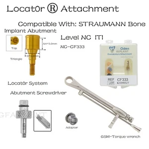 Implant Fit ITI NC Locater Abutment AH=3.0mm Dental Torque wrench Driver Adapter - Picture 1 of 64