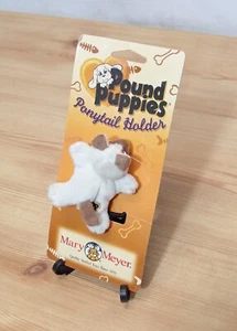 Mini soporte de cola de caballo de felpa vintage de los años 90 Pound Puppies Purries Kitten - NUEVO - Imagen 1 de 6
