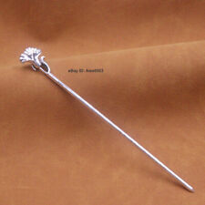 Real 925 Sterling Silver Hair Pin Chinese Culture Small Flower Design Hairpin