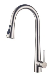Kitchen Faucet, Waterfly Kitchen Sink Faucet, Pull-Down Kitchen Faucet - Picture 1 of 9