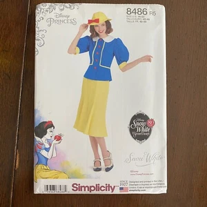 Simplicity Sewing Pattern 8486 Disney Vintage Snow White Costume R5 Size 14-22 - Picture 1 of 4