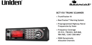 Uniden BearTracker BCT15X Police Scanner TrunkTracker Base Mobile Radio Fire EMS - Picture 1 of 9