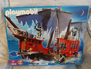 Rare Retired Playmobile 4806 Pirate Ghost Ship NEW
