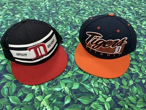 Menge 2 47 Marken Detroit Tigers, Red Wings Snapbacks Einheitsgröße verstellbar - Bild 1 von 6