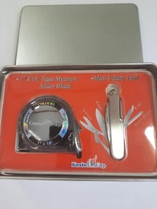 Vtg Komelon USA Corp 16' Tape Measure Multi Tool Knife Set New Gift Set - Picture 1 of 5