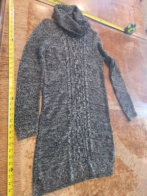 Espirit Womens Small Top Sweater Long Sleeve Black / Gray Cotton Blend #S65 - Image 1 of 3