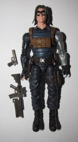 Marvel Legends figure Winter Soldier Crimson Dynamo series complete excellent Cover