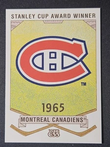 03-04 Topps C55 Montreal Canadiens 1965 🚨🚨🚨 Stanley Cup Winner - Bild 1 von 2