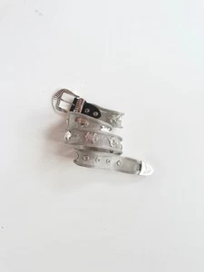 Cinturón de cadera vintage de malla metálica plateada con motivo animal del suroeste, talla 32 - Imagen 1 de 7