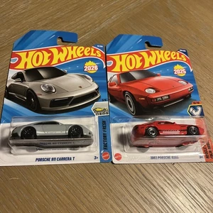 Hot Wheels Lot 2026 Case A Mainline # PORSHCE 911 CARRERA T & 1983 Porsche 928S - Picture 1 of 6