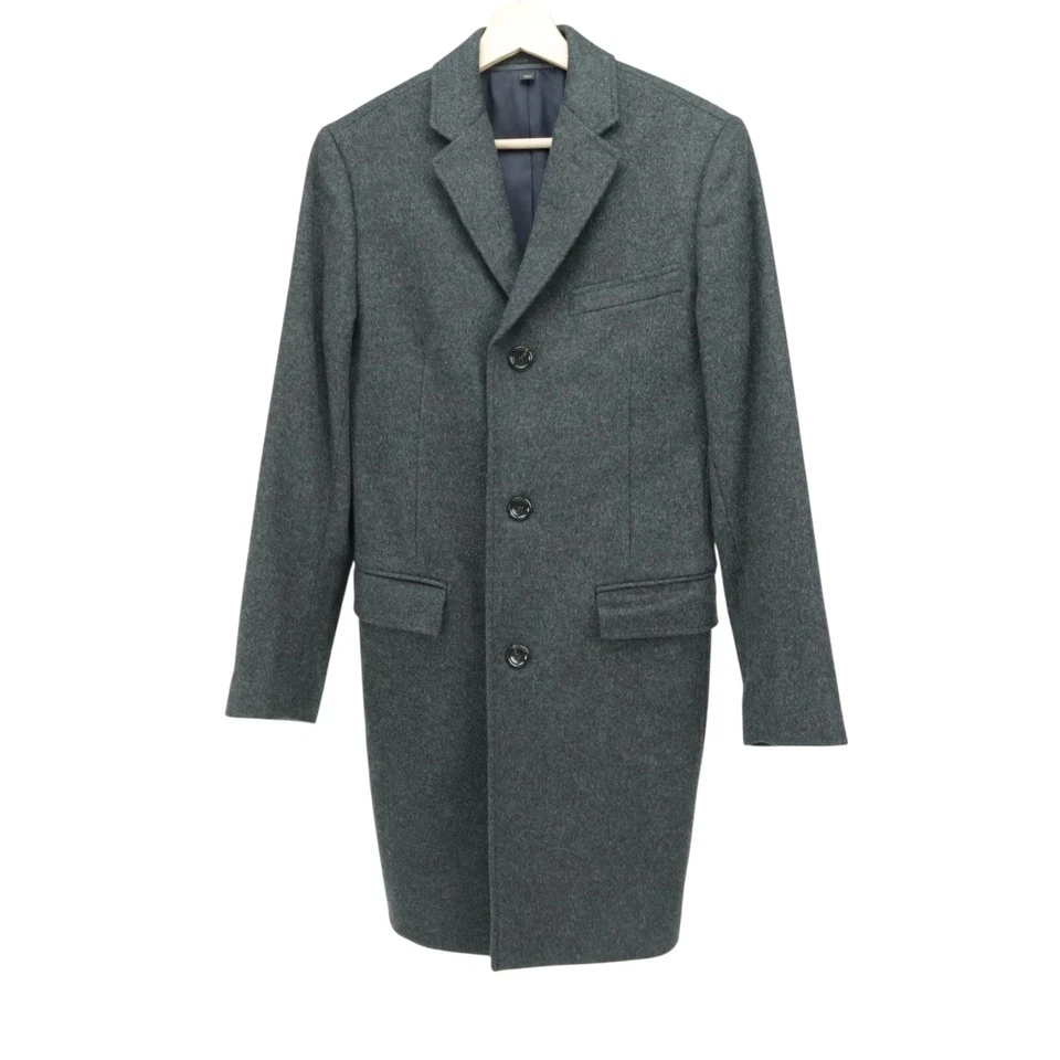 Abrigo JCrew $450 Ludlow Italiano Lana-Cachemira 36/S Brezo Carbón H2255 Foto 1 de 1