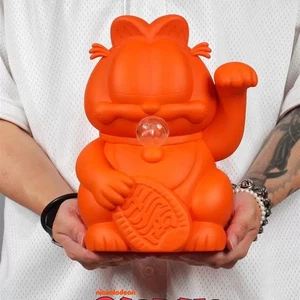 ZCWO Garfield Loves Fruits Orange Fizzy PVC Vinyl Figur Sofubi Spielzeug H26 CM/10,2 Zoll - Bild 1 von 1