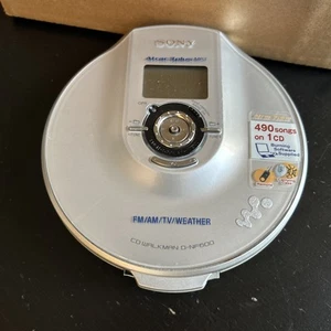 Sony Atrac 3 Plus MP3 AM/FM/Weather CD Walkman - Portable CD Player D-NF600 - Picture 1 of 6