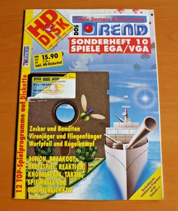 DOS-TREND - Zeszyt specjalny 10 - GRY EGA/VGA - Z dyskietką zeszytu 5,25" - Zdjęcie 1 z 16