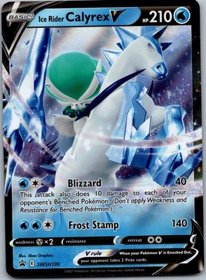 Ice Rider Calyrex V Promo SWSH: Sword & Shield Promo Cards SWSH130 NM - Image 1 of 2