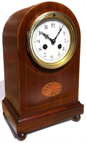 Lovely Antique French Inlaid Mantel / Bracket Clock Marquetry Cover