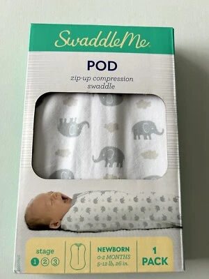 SwaddleMe Original Envoltura Cápsula Cremallera Compresión Envoltura - Recién Nacido Foto 1 de 3
